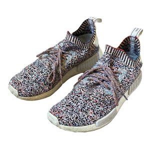 Adidas NMD R1 PK Primeknit Color Static Rainbow Sneaker Mens 9.5